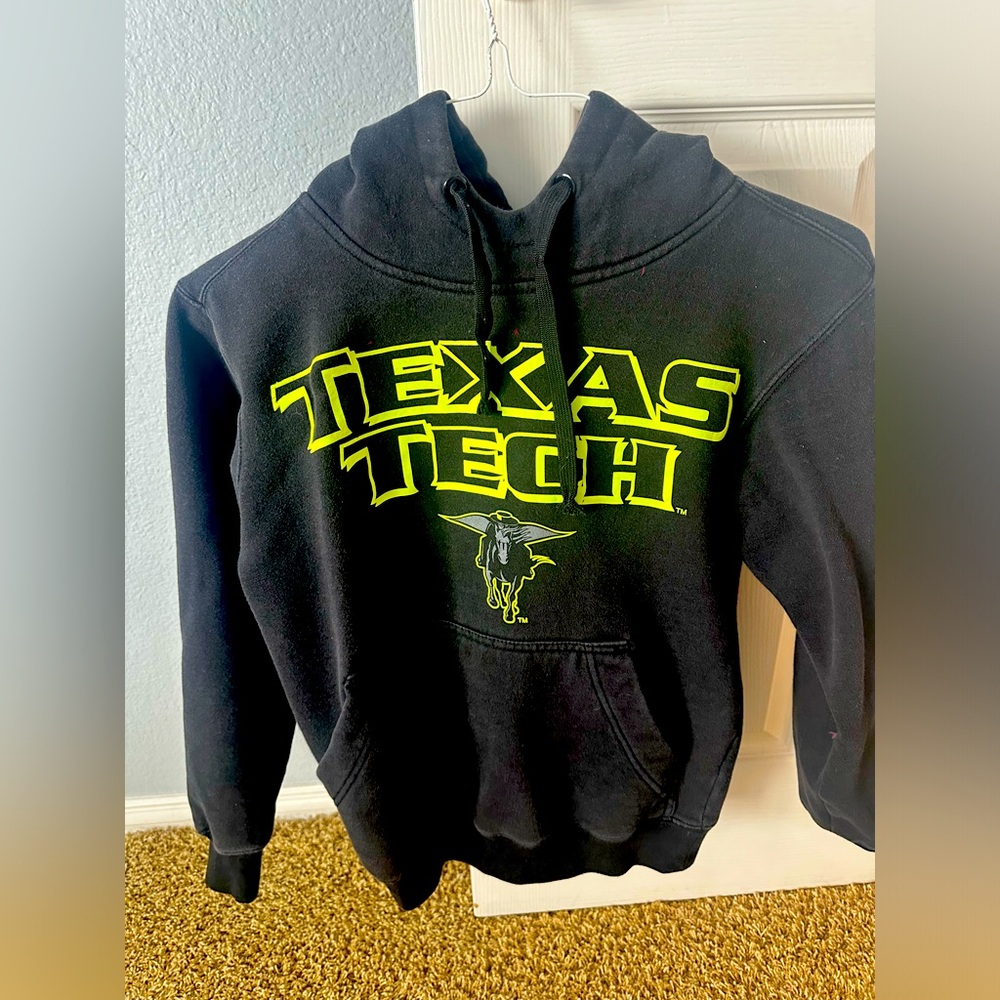 Texas Tech Black champs Hoodie size xsmall